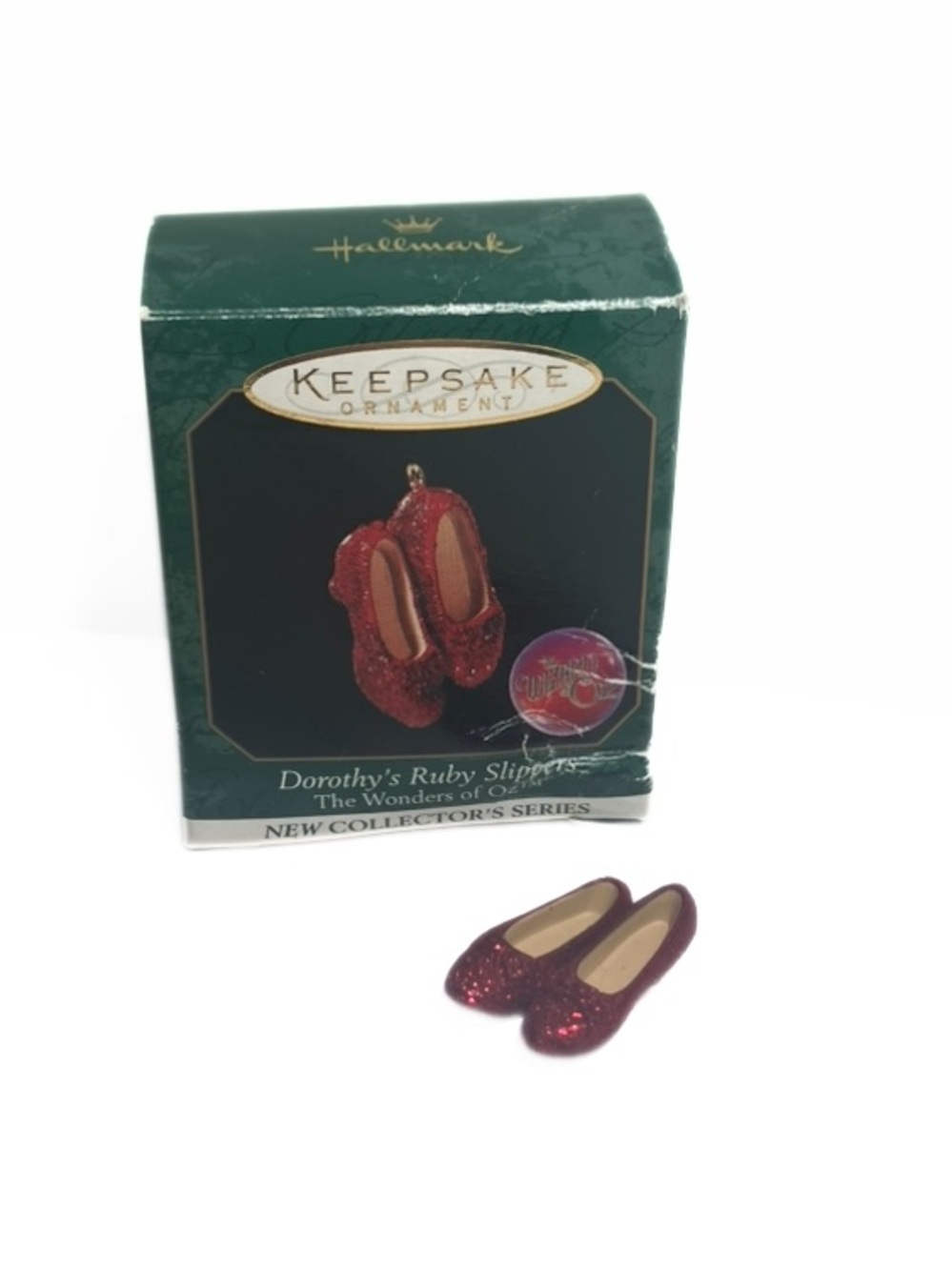 Hallmark keepsake Wizard of Oz Dorthy’s Red Slippers. Pre-loved